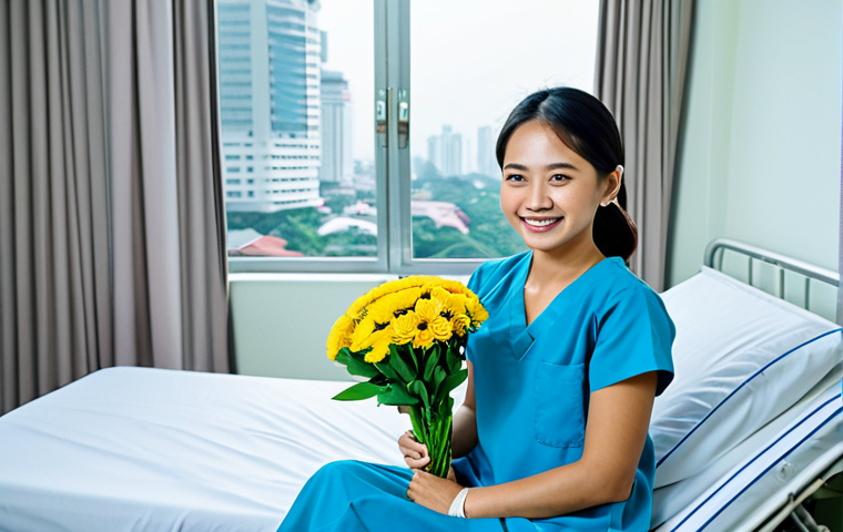 로봇을 활용한 수술 기술 - **

"A Thai surgeon in a modern operating room, skillfully manipulating robotic arms during a minima...